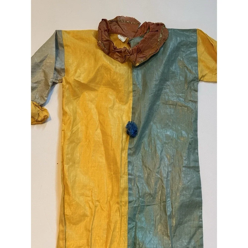 1920-1930's Children's Halloween Clown Costume Vintage light fabric